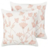 coussin coton brodé